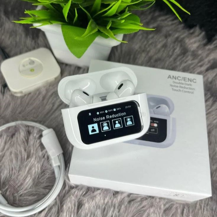 V20 Airpods Wireless Earbuds 32H Playtime Bluetooth 5.4 ANC+ENC Noise Cancelling