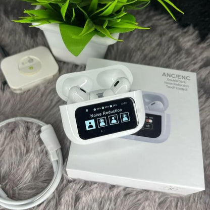 V20 Airpods Wireless Earbuds 32H Playtime Bluetooth 5.4 ANC+ENC Noise Cancelling