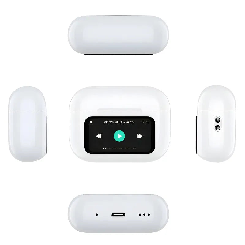 V20 Airpods Wireless Earbuds 32H Playtime Bluetooth 5.4 ANC+ENC Noise Cancelling