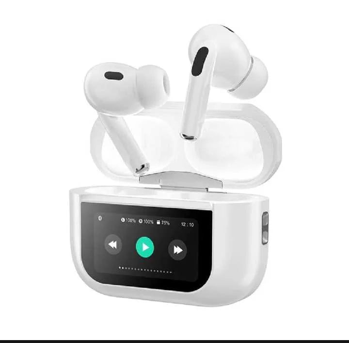V20 Airpods Wireless Earbuds 32H Playtime Bluetooth 5.4 ANC+ENC Noise Cancelling